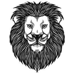 Голова льва графика