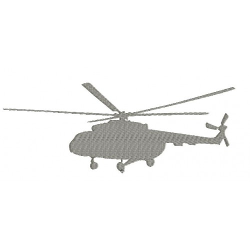 Файл вышивки Вертолет 01