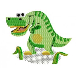 Зелёный динозаврик