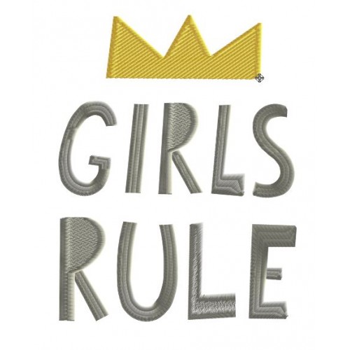 Файл вышивки Girls Rule