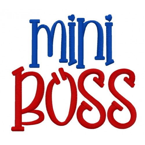 Файл вышивки Mini boss