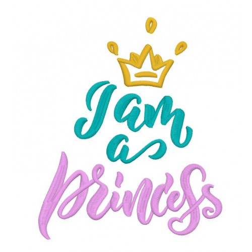 Файл вышивки I am a princess