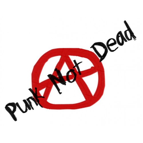 Файл вышивки Анархия и Punk not dead