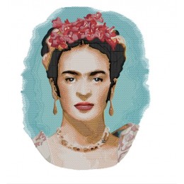 Портрет Фриды Кало цветной