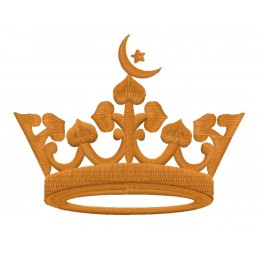 Корона с полумесяцем, мусульманская