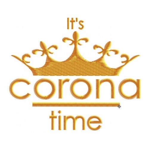 Файл вышивки Корона Its corona time