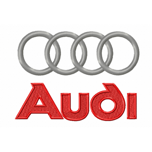 Файл вышивки AUDI лого