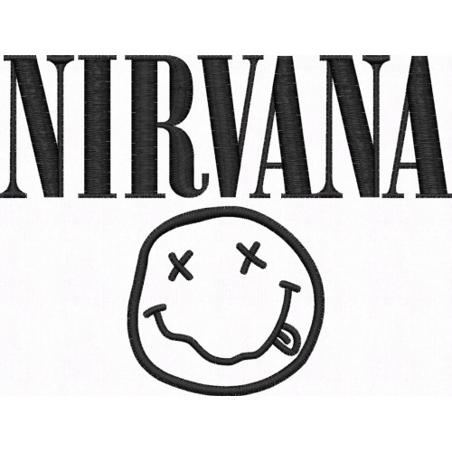 Файл вышивки NIRVANA