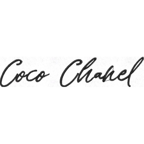 Файл вышивки Chanel Coco 