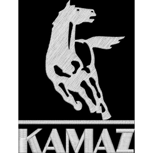 Файл вышивки KAMAZ логотип