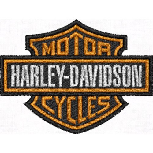 Файл вышивки Логотип Harley-Davidson motor cycles