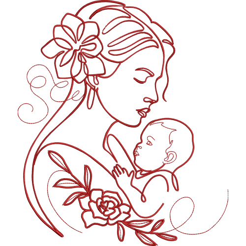 Файл вышивки День Матери 2