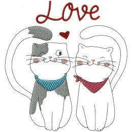 Два кота любовь
