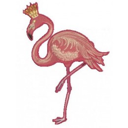 Фламинго в короне