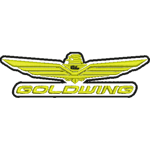 Файл вышивки Goldwing нашивка