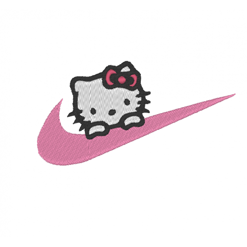 Файл вышивки Hello Kitty nike