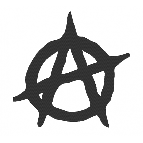 Файл вышивки Знак анархии 01