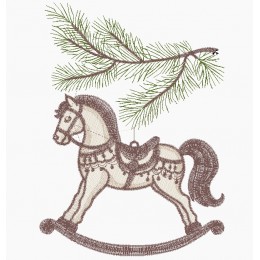 Файл вышивки Лошадка_качалка