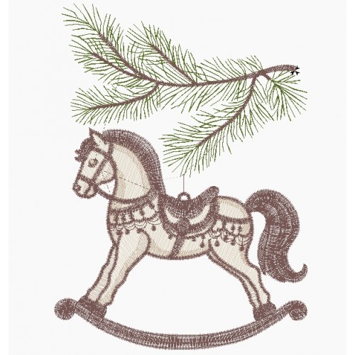 Файл вышивки Лошадка_качалка