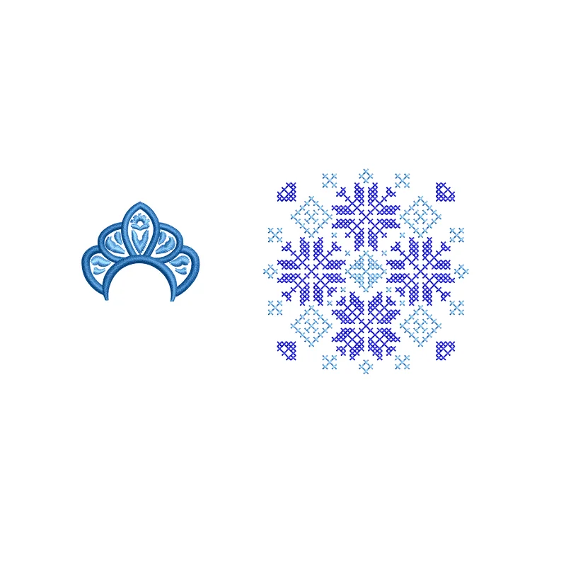 Набор для игрушки (кокошник и снежинка)