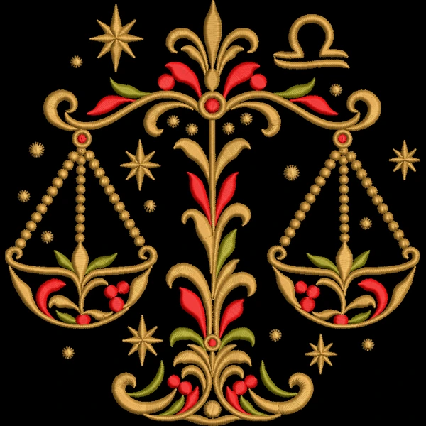 Весы хохлома