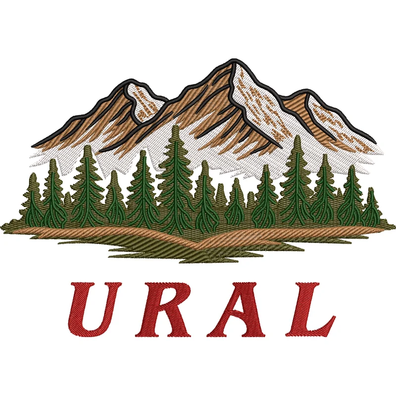 Горы, лес URAL