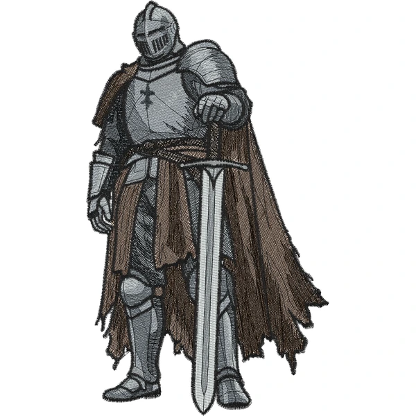 Дизайн машинной вышивки "Рыцарь/Knight"