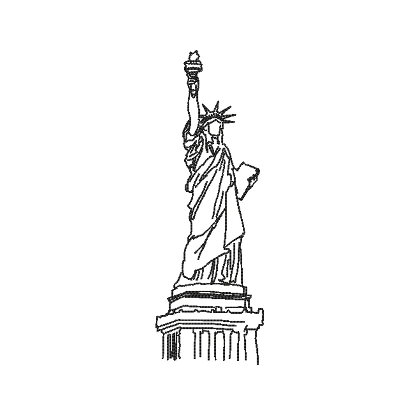 Статуя свободы line art
