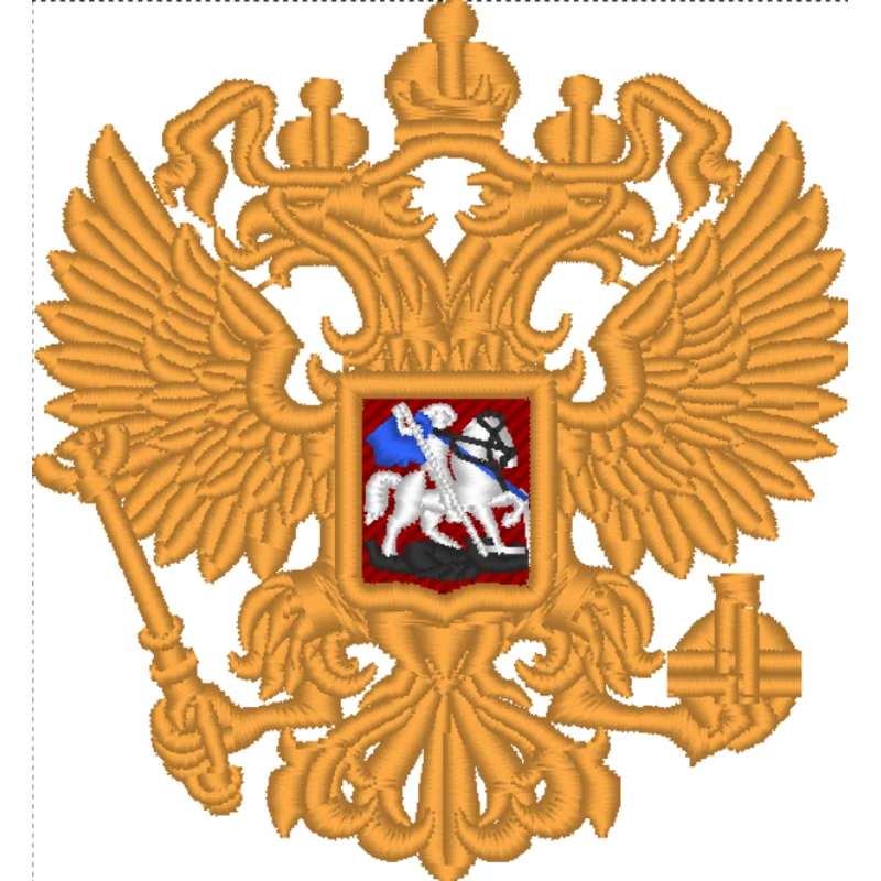 Герб 7 на 6 см