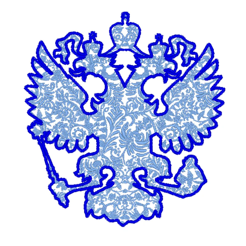Герб ГЖЕЛЬ без фона 20 на 20