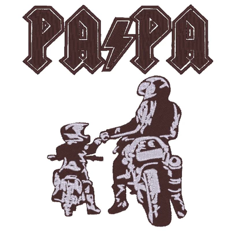 Папа байкер