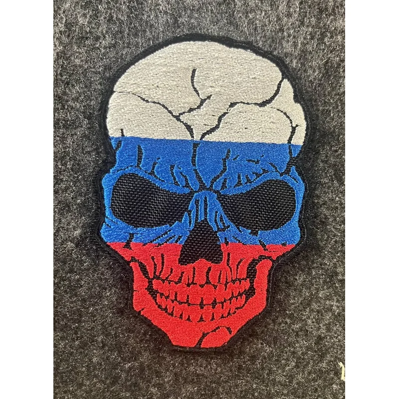 Череп флаг России