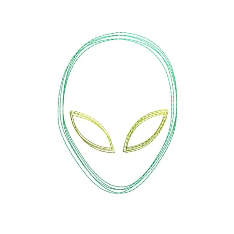 Инопланетянин Scribble stitch