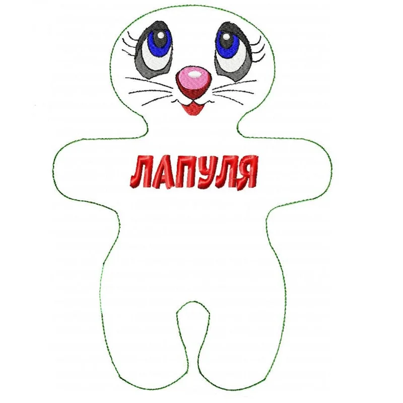 Мягкая игрушка зайка Лапуля