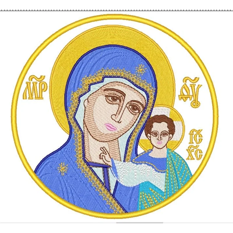 Шеврон Дева Мария