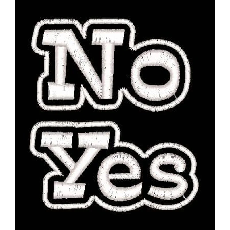 Патч Yes/No 5*3 