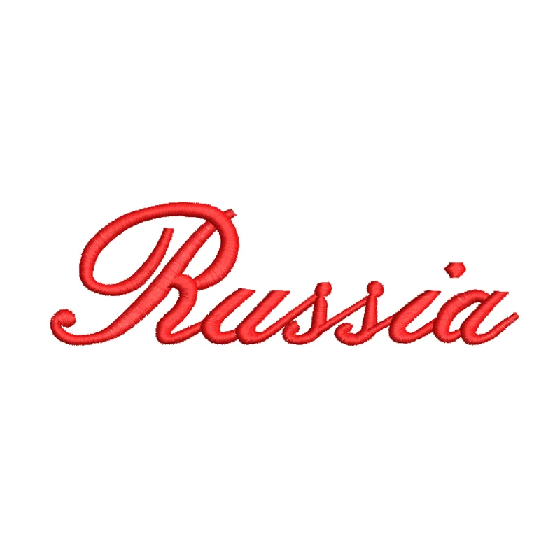 Надпись Россия Russia