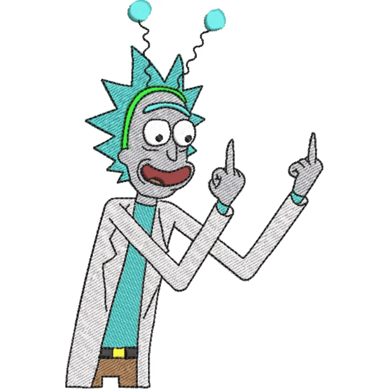 Рикк средний палец