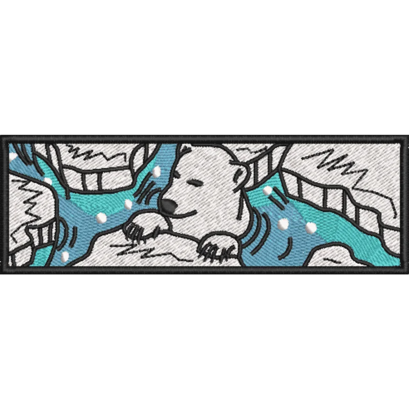 Медведь и льдины