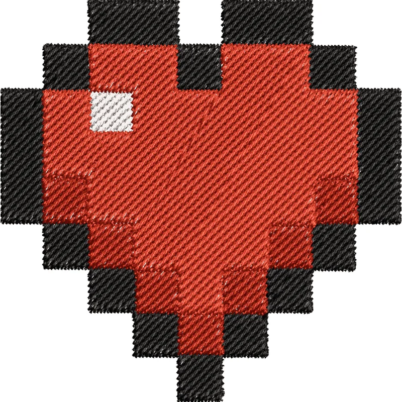 Сердце в стиле Minecraft