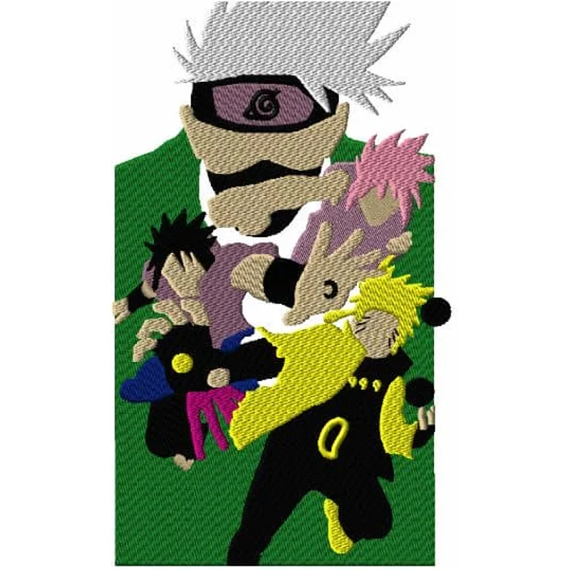 Naruto, Sasuke, Kakashi, Sakura