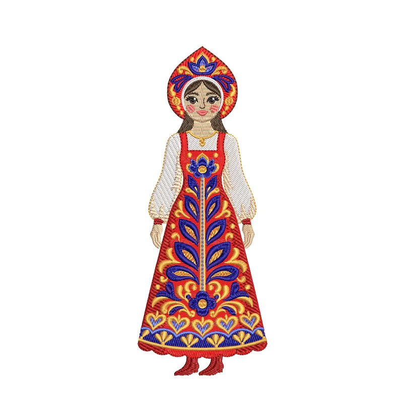 Красавица в сарафане