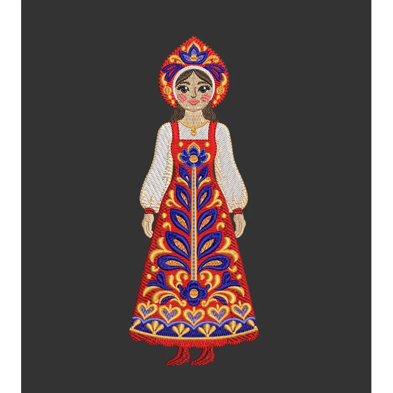 Красавица в сарафане