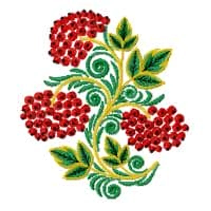 Хохлома рябина