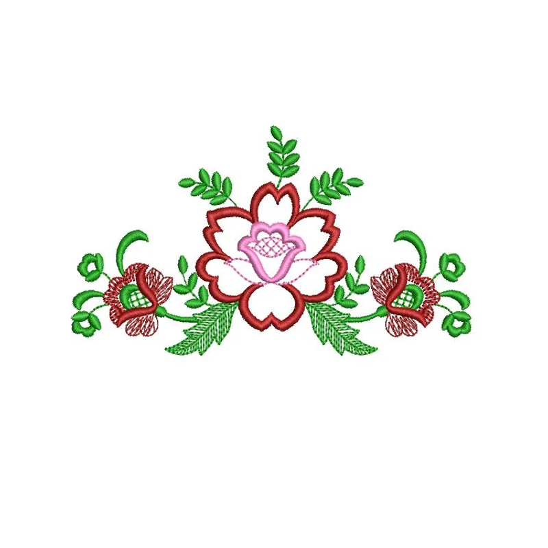 Зелёный орнамент