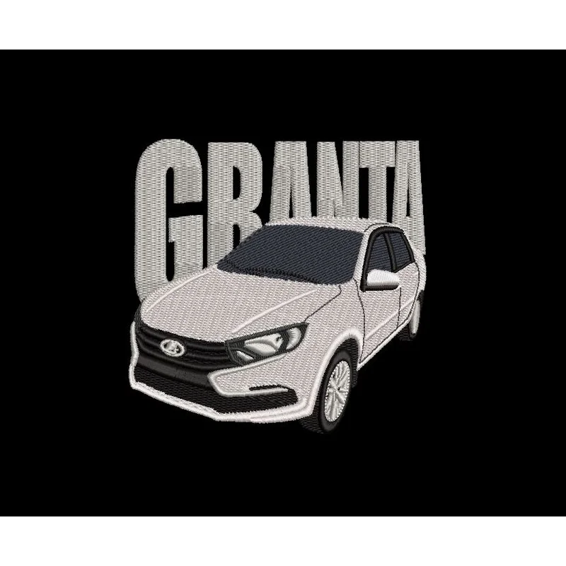 Lada Granta с надписью