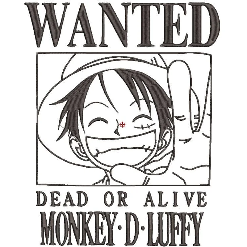 Monkey F Luffy Wanted