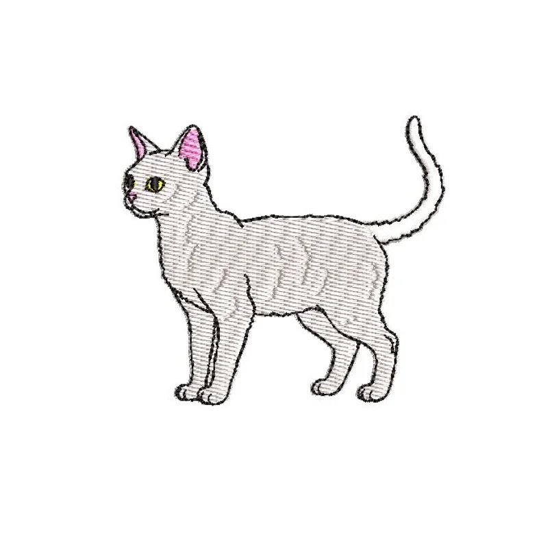 Кот белый