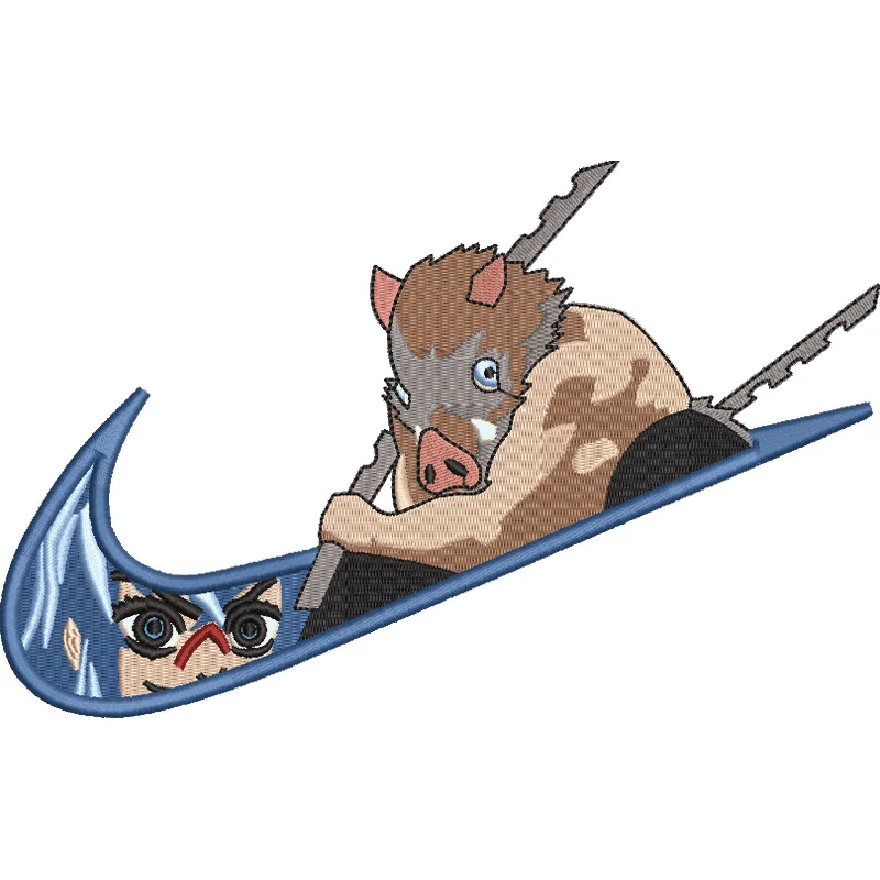Найк Иноске Аниме Клинок рассекающий демонов Nike Inosuke Anime Demon Slayer