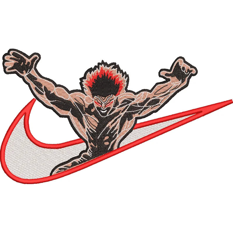 Yujiro Hanma, Baki The Grappler/ Юджиро Ханма. Аниме Боец Баки Nike